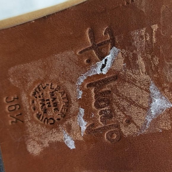 P. Monjo Curved Ankle Boot Todi Caramel Size 36.5 - Picture 9 of 9